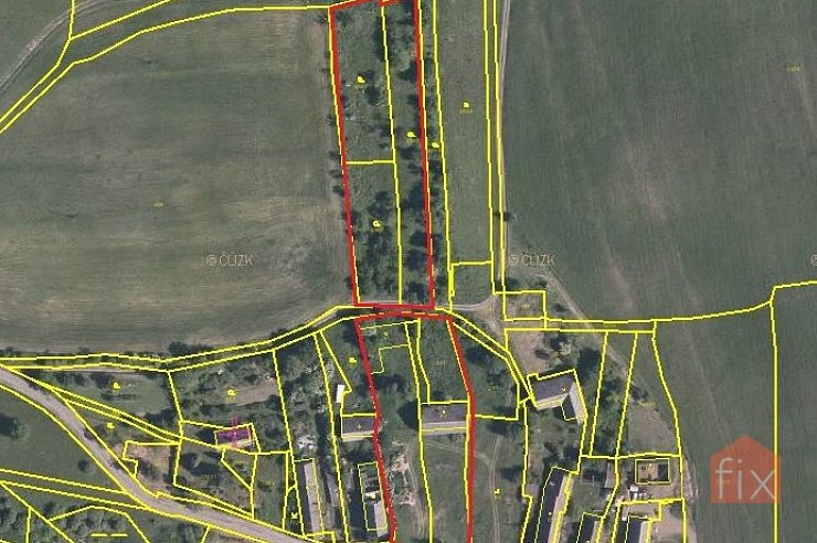 Pozemek, 9472 m2, Čichalov - Štoutov