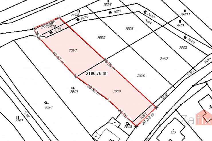Pozemek, 2196 m2, Živanice