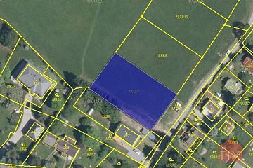 Pozemek, 1498 m2, Tři Sekery